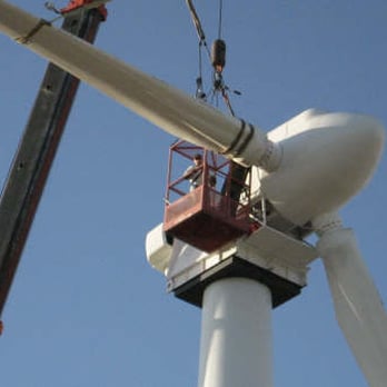 OGW Energy Resources - OGW Energy Resources' President, Ray Davis stabbing turbine blades in Kansas. - Electricians Near Me - Tipp City, Ohio OGW Energy Resources - OGW Energy Resources' President, Ray Davis stabbing turbine blades in Kansas. - Electricians Near Me - Tipp City, Ohio