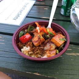 Spicy tofu rice bowl (delicious!) Spicy tofu rice bowl (delicious!)