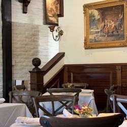 More of the empty dining room.