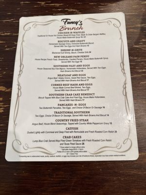 Menu photo 7 Fancy's Southern Cafe Fort Myers, FL Menu photo 7 Fancy's Southern Cafe Fort Myers, FL