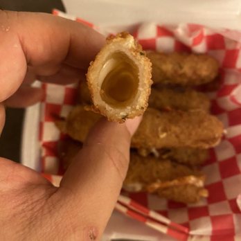 Extreme Pizza - Over fried hollow Fried Mozzarella Sticks - Pizza Near Me - Myrtle Beach, South Carolina