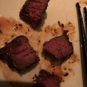 Buddakan - Black Pepper Beef - asked for medium this is what we got - Asian Fusion Near Me - Philadelphia, Pennsylvania Buddakan - Black Pepper Beef - asked for medium this is what we got - Asian Fusion Near Me - Philadelphia, Pennsylvania