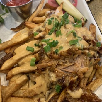 Batch & Brine - BBQ pork & beer cheese fries - Burgers Near Me - Lafayette, California