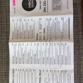 Hiro Sushi - Takeout menu - Japanese Near Me - Winnipeg, Manitoba Hiro Sushi - Takeout menu - Japanese Near Me - Winnipeg, Manitoba