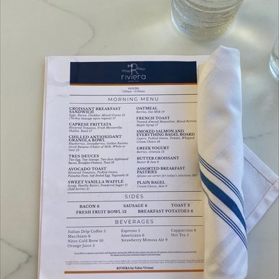 Menu photo 3 Riviera Fort Lauderdale, FL Menu photo 3 Riviera Fort Lauderdale, FL