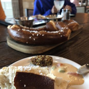 Fado Pub & Kitchen - The Big Bavarian Pretzel-devoured - Irish Near Me - Dublin, Ohio