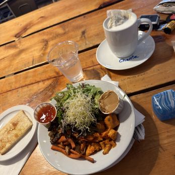 harriet & oak - Veggie bowl with honey lavender fog and apricot pop tart. - Cafes Near Me - Rapid City, South Dakota harriet & oak - Veggie bowl with honey lavender fog and apricot pop tart. - Cafes Near Me - Rapid City, South Dakota