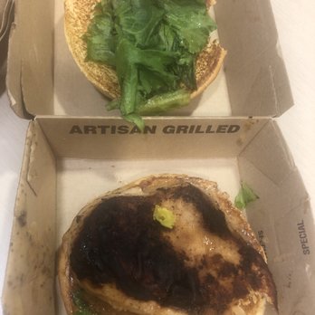 McDonald's - Grilled artisan chicken. Burnt. No tomato. Spoiled lettuce. Total garbage. - Fast Food Near Me - Chesapeake, Virginia McDonald's - Grilled artisan chicken. Burnt. No tomato. Spoiled lettuce. Total garbage. - Fast Food Near Me - Chesapeake, Virginia