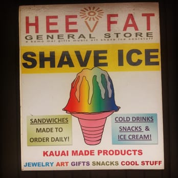 Hee Fat General Store - So yum!! - Shaved Ice Near Me - Kapaa, Hawaii