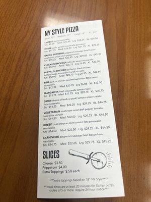 Menu photo 8 Pizza Greco Winston-Salem, NC
