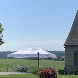 UnderCover Tents-N-Tables - 10x20 Canopy w/ 4x8 tables (2)