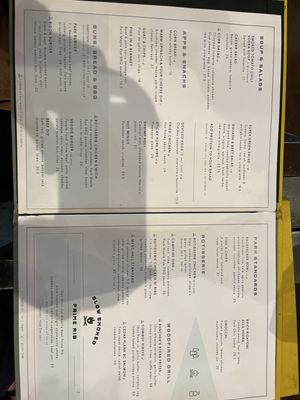 Menu photo 1 Park Distillery Banff, AB