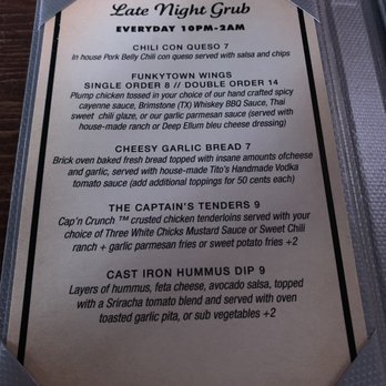 Reservoir - Late night menu - Bars Near Me - Irving, Texas Reservoir - Late night menu - Bars Near Me - Irving, Texas