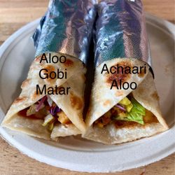 Ask for vegan. Sauce is not vegan