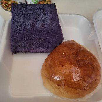 Bakery Delights - Pork bun and purple sticky rice - Bakeries Near Me - Fresno, California