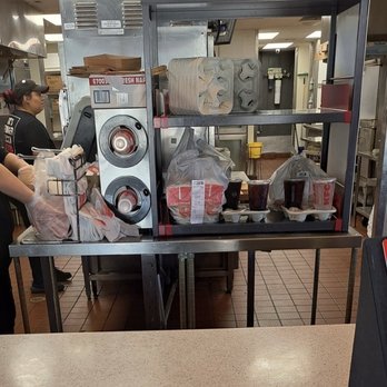 KFC - Front counter with items ready for pick up - Fast Food Near Me - Lancaster, California KFC - Front counter with items ready for pick up - Fast Food Near Me - Lancaster, California