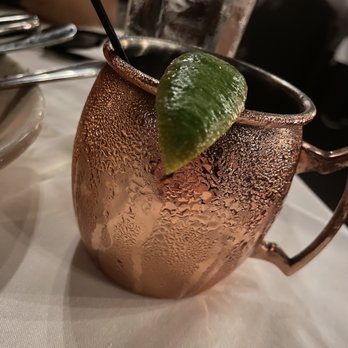 Carmine's - Raspberry Moscow mule - Italian Near Me - Chicago, Illinois