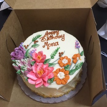 Ladybird Bakery - My Birthday Cake - a carrot cake with writing and flower decorations like i haven't seen before - gorgeous! - Bakeries Near Me - Brooklyn, New York Ladybird Bakery - My Birthday Cake - a carrot cake with writing and flower decorations like i haven't seen before - gorgeous! - Bakeries Near Me - Brooklyn, New York