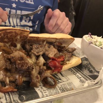 The Depot On Canal - Mississippi Hobo  with Asian slaw. - Sports Bars Near Me - Picayune, Mississippi