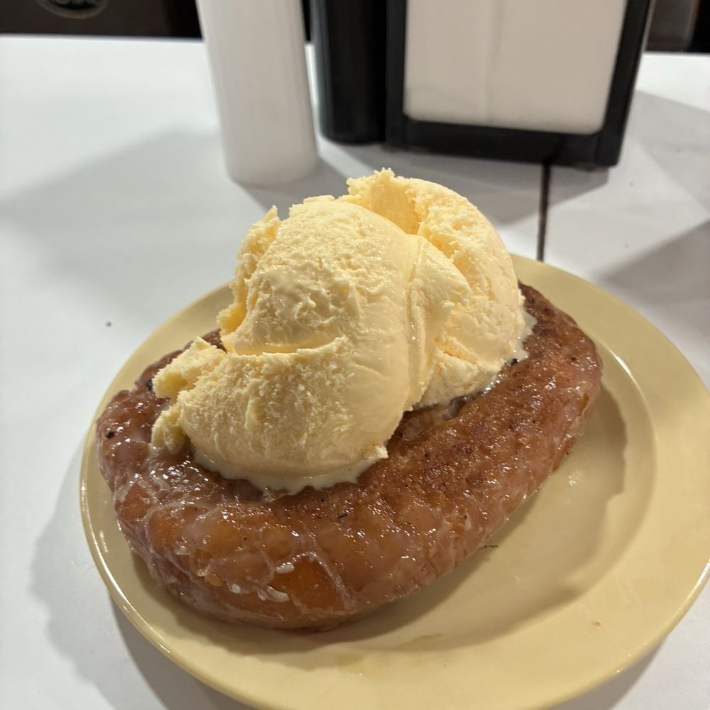 Johnny's Big Burger - Fried honey bun and ice cream - Burgers Near Me - Clarksville, Tennessee