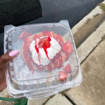 Blondie's Doughnuts - Ultimate Strawberry Shortcake Doughnut - Donuts Near Me - Edgewater, Maryland Blondie's Doughnuts - Ultimate Strawberry Shortcake Doughnut - Donuts Near Me - Edgewater, Maryland
