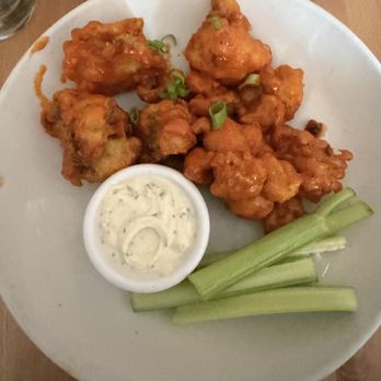 Garden Grille - Siracha Buffalo Cauliflower - Vegan Near Me - Pawtucket, Rhode Island Garden Grille - Siracha Buffalo Cauliflower - Vegan Near Me - Pawtucket, Rhode Island