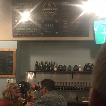 Akronym Brewing - bar area - Breweries Near Me - Akron, Ohio