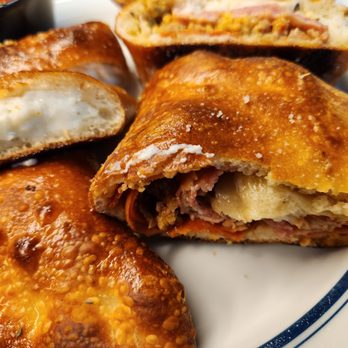 Dino's Pizza Kitchen - Inside of stromboli - Pizza Near Me - Livermore, California