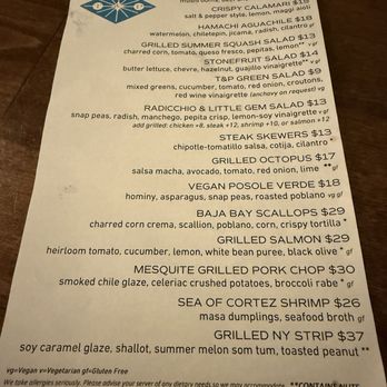 Tito & Pep - Menu 8.24.26 - New American Near Me - Tucson, Arizona