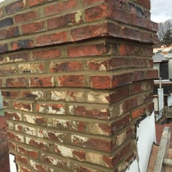 Masonry And Remodeling - Full grind and repoint and new crown.