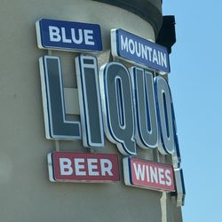 Blue Mountain Liquors - Signage.
