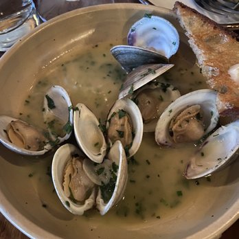 FARM Bluffton - Claims in white wine - New American Near Me - Bluffton, South Carolina