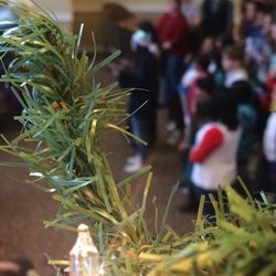 Brookdale Senior Living Salutions - Caroling with our homeschool group. December 2017.