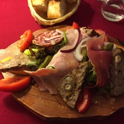 Le Mélèze à Briançon - Home-made terrine w/ Salad (7 Euros)