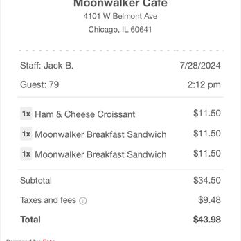 Moonwalker Cafe - Coffee & Tea Near Me - Chicago, Illinois