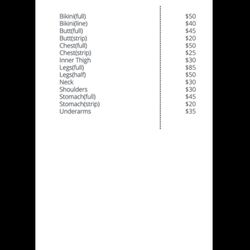 Tilly’s Utopia - Prices 2022 page 2
