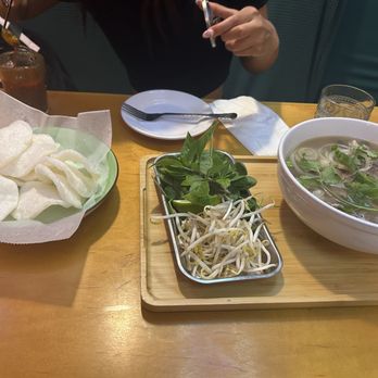 Pho Vn - Large Shrimp Chips 16. Pho with Eye Round Steak And Soft Tendon - Vietnamese Near Me - Boynton Beach, Florida Pho Vn - Large Shrimp Chips 16. Pho with Eye Round Steak And Soft Tendon - Vietnamese Near Me - Boynton Beach, Florida