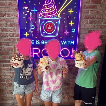Golden Spoon - Three happy froyo kiddos! - Ice Cream & Frozen Yogurt Near Me - Irvine, California