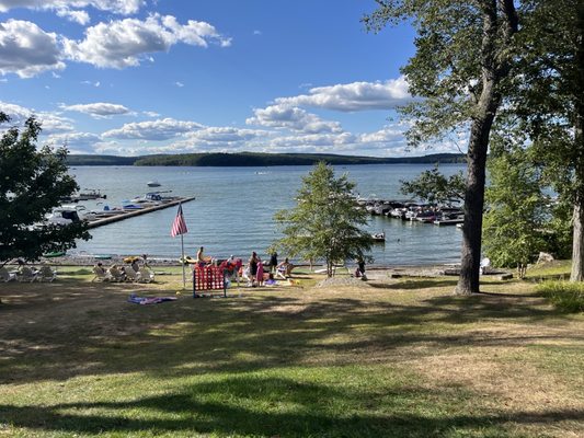 The Dock on Wallenpaupack by null