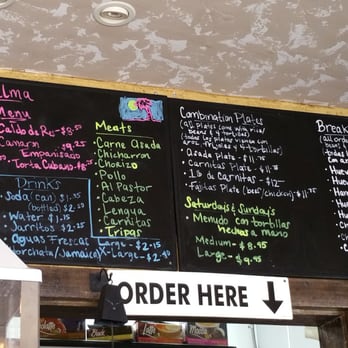 La Palma - Menu - Mexican Near Me - Palmdale, California
