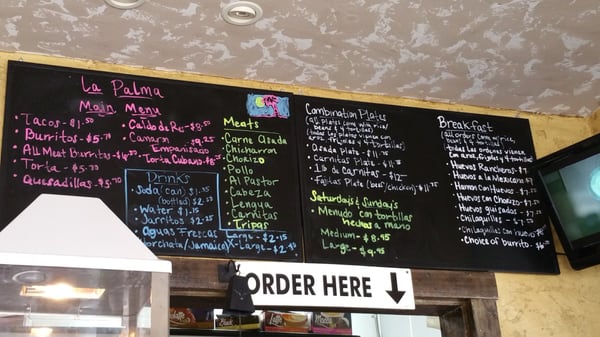 Menu photo 2 La Palma Palmdale, CA