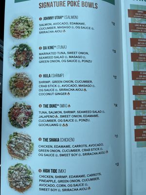 Menu photo 3 Poke Bros Oswego, IL