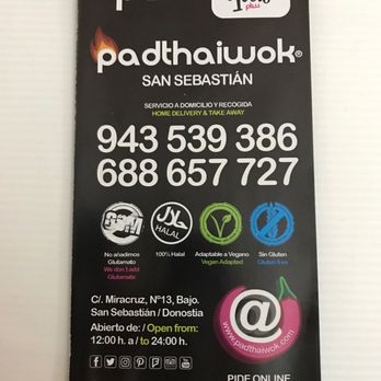 PadThaiWok - Thai Near Me - Donostia / San Sebastián, SS PadThaiWok - Thai Near Me - Donostia / San Sebastián, SS