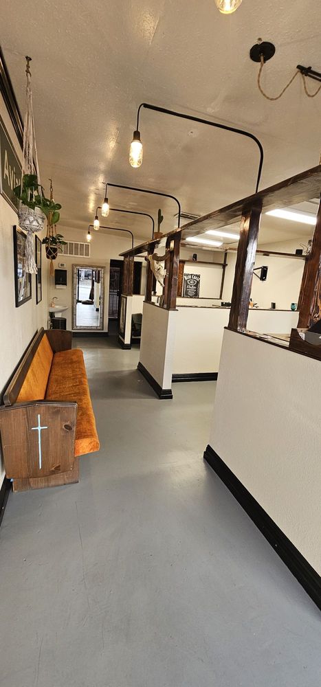 Risky Business Tattoo Shop Logo