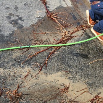 Renew Plumbing and Drains - Hydro jet clearing out landscaping drain. - Plumbing Near Me - Corona, California Renew Plumbing and Drains - Hydro jet clearing out landscaping drain. - Plumbing Near Me - Corona, California