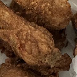 KFC - Very dark, over cooked original chicken
