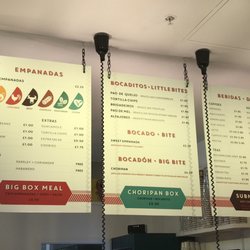 Boca - Latin Bites - Menu