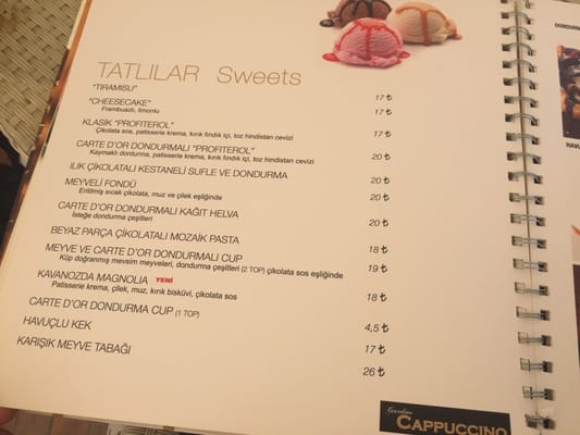 Menu photo 1 Giardino Cappuccino Istanbul, 34