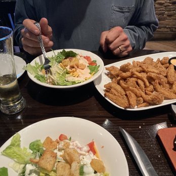 LongHorn Steakhouse - Salads and onion straws. - Steakhouses Near Me - Opelika, Alabama LongHorn Steakhouse - Salads and onion straws. - Steakhouses Near Me - Opelika, Alabama