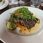 Photo of 112 Eatery - Minneapolis, MN, United States. Nori Encrusted Sirloin with Ponzu